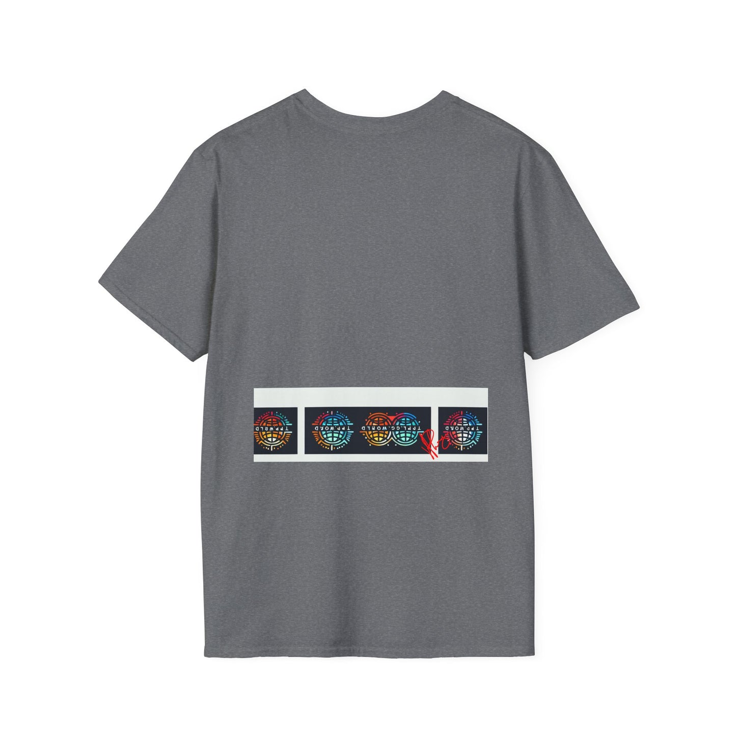 Unique Colorful Tee/T-Shirt - 'TPPG.WORLD' Design'TPPG.WORLD' Design