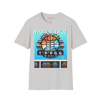 Unique Colorful Tee/T-Shirt - 'TPPG.WORLD' Design'TPPG.WORLD' Design