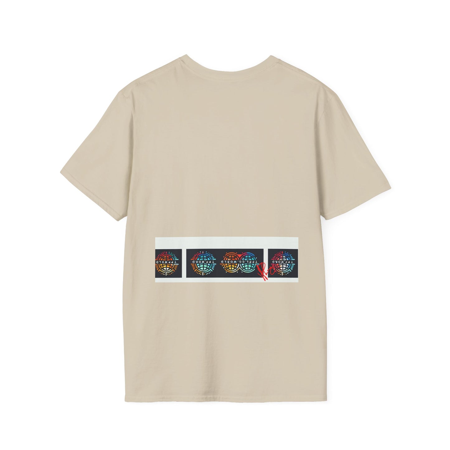 Unique Colorful Tee/T-Shirt - 'TPPG.WORLD' Design'TPPG.WORLD' Design